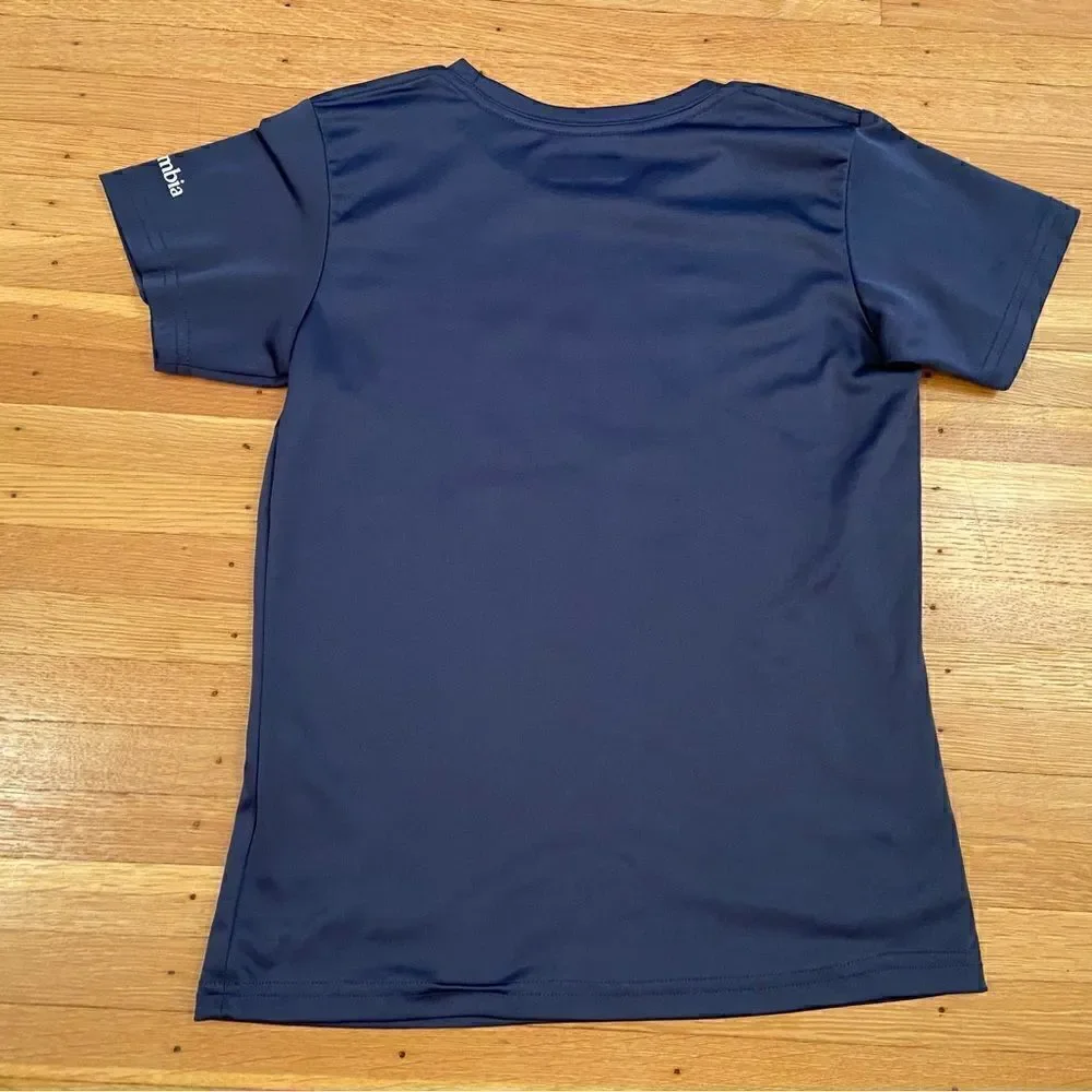 Columbia navy athletic short sleeve tee